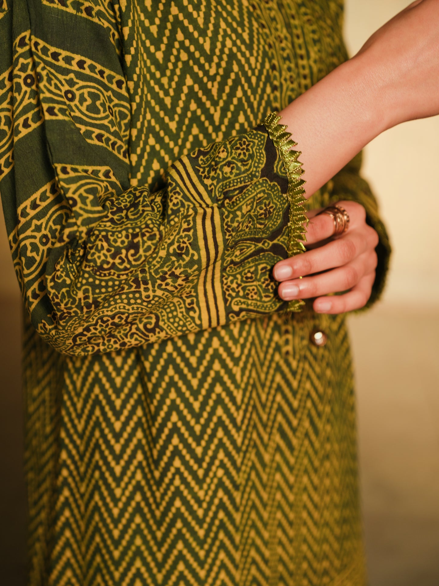 Ajrak Green Only