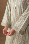 Floral Stripe Kurta Set