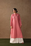 Rosewater Check Kurta