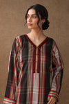 Terracotta Stripe Kurta