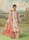 Pink Beige Floral