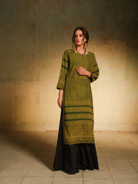 Ajrak Green Only