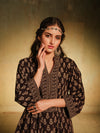 Ajrak Black Frock
