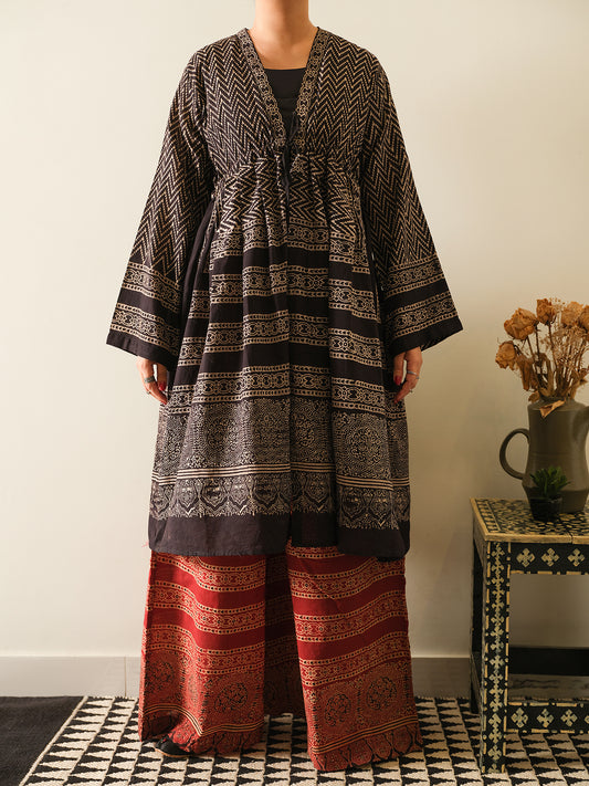 Ajrak Gown